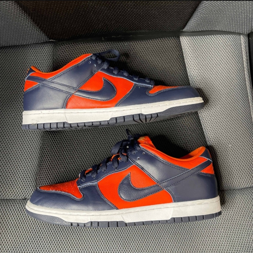 CU1727-800 Nike Dunk Low SP Champ Colors University Orange Marine Navy Size 10.5